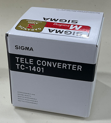 SIGMA TELE CONVERTER TC 1401 1,4X PER NIKON