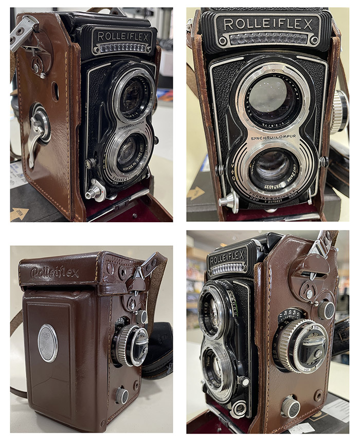 ROLLEIFLEX FOTOCAMERA STORICA 6X6 CON TESSAR F 3.5