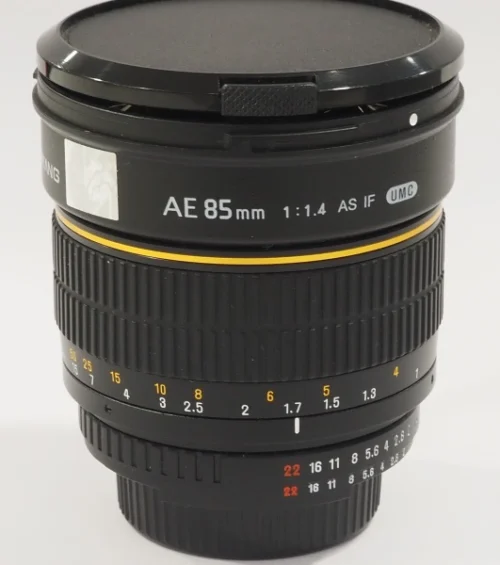 Samiang 85mm f1,4 manual focus