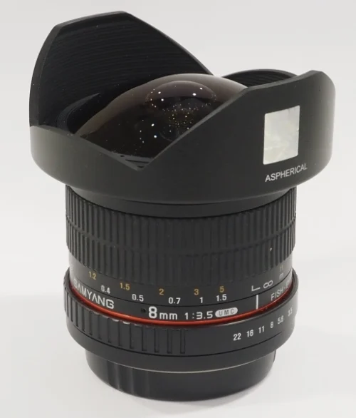 samiang obbiettivo 8mm fish eye cs2 per canon ef